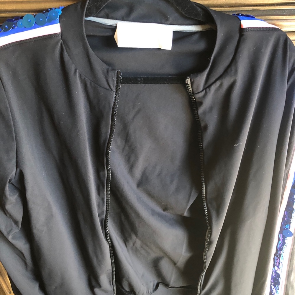 No Ka’ Oi bomber jacket with sequin side